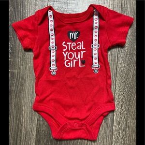 Valentine’s Day onesie size 0-3 months